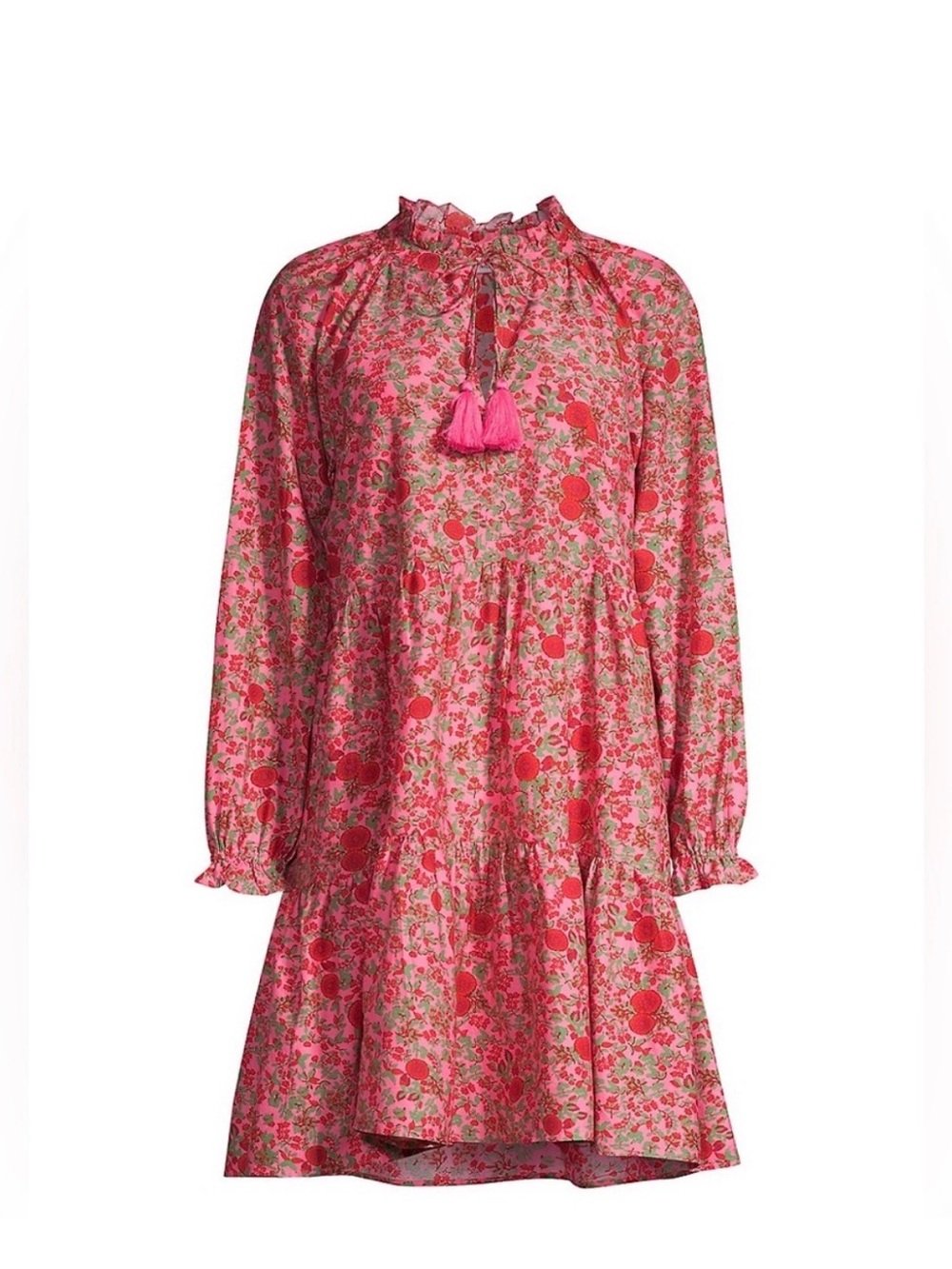 Roller Rabbit Pink Floral Janni Dress in Size XS